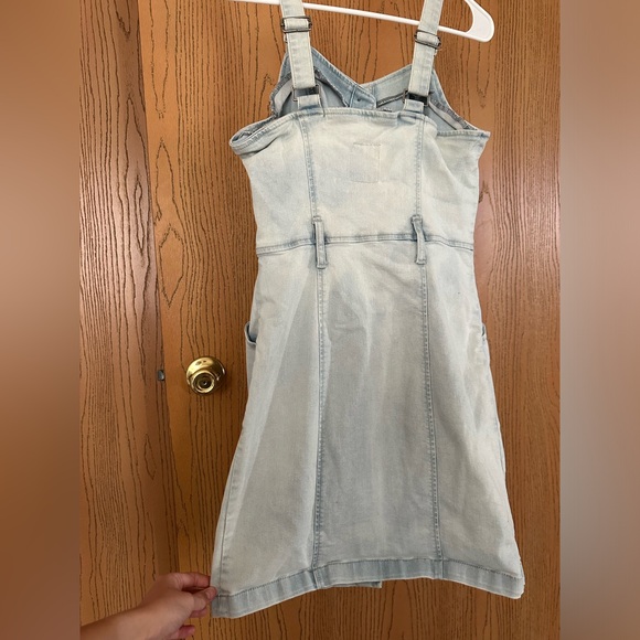 Light blue denim dress - Picture 3 of 4